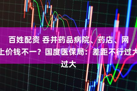 百姓配资 吞并药品病院、药店、网上价钱不一？国度医保局：差距不行过大