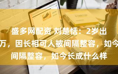 盛多网配资 刘楚恬：2岁出说念年赚百万，因长相可人被间隔整容，如今长成什么样